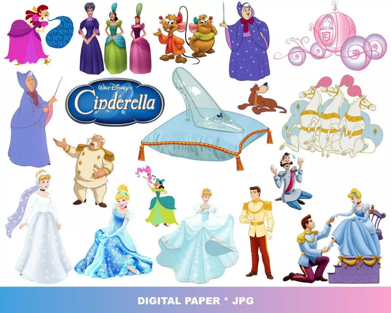 Cinderella SVG Bundle 100+ Files For Cricut & Silhouette