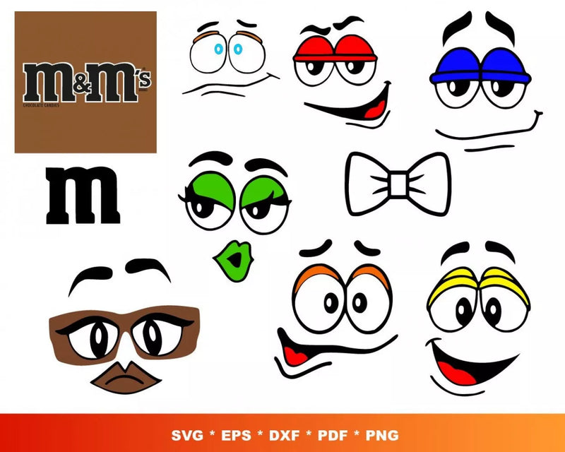 M and M'S SVG Bundle, M and M'S Logo SVG, M and M'S SVG For Cricut, M and M'S PNG Transparent, M & M'S Cricut Designs