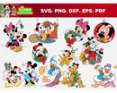 Mickey Christmas SVG, Disney Christmas SVG, Minnie Christmas SVG, Mickey Mouse Cricut Designs