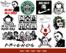 Horror Movies SVG, Horror Movies Cliparts, Horror Movies Shirt Designs, Horror Movies Svg For Cricut, Silhouette Vector Cut Files