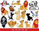 Lion King SVG, Simba SVG Files, Lion King SVG For Cricut, Lion King Silhouette Vector Cut Files