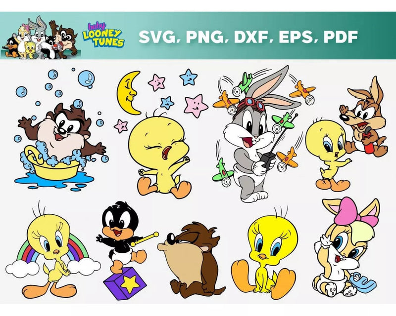 Looney Tunes SVG Bundle 80+ Files For Cricut & Silhouette