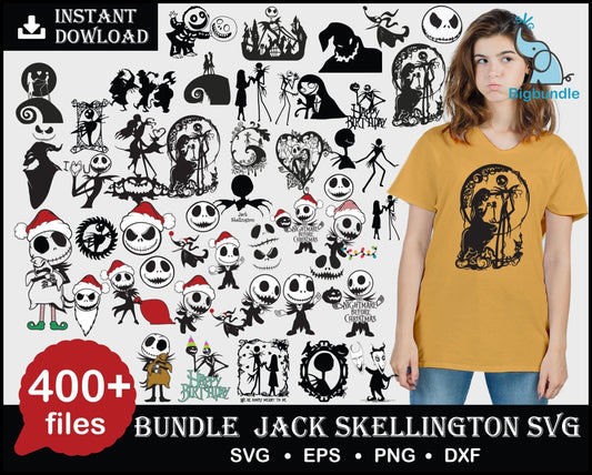 400+ Nightmare Before Christmas SVG Mega Bundle 3.0