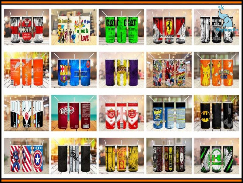 4000+ Huge Tumbler Bundle, Sublimation Tumbler bundle, 20oz skinny Tumbler Bundle