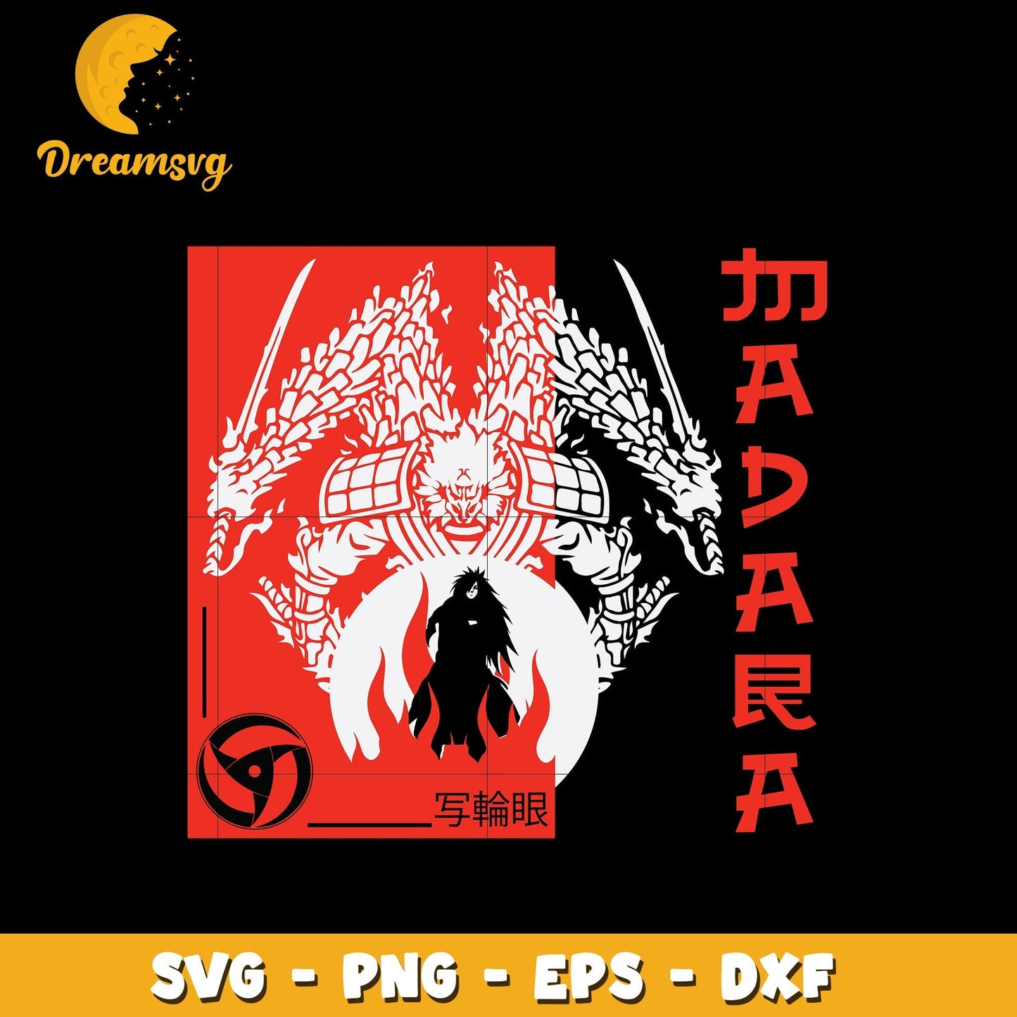 Madara Susano Svg, Anime Svg, Naruto anime Svg