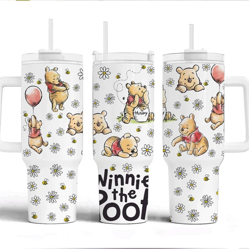 40oz Pooh Tumbler Quencher Tumbler Wrap