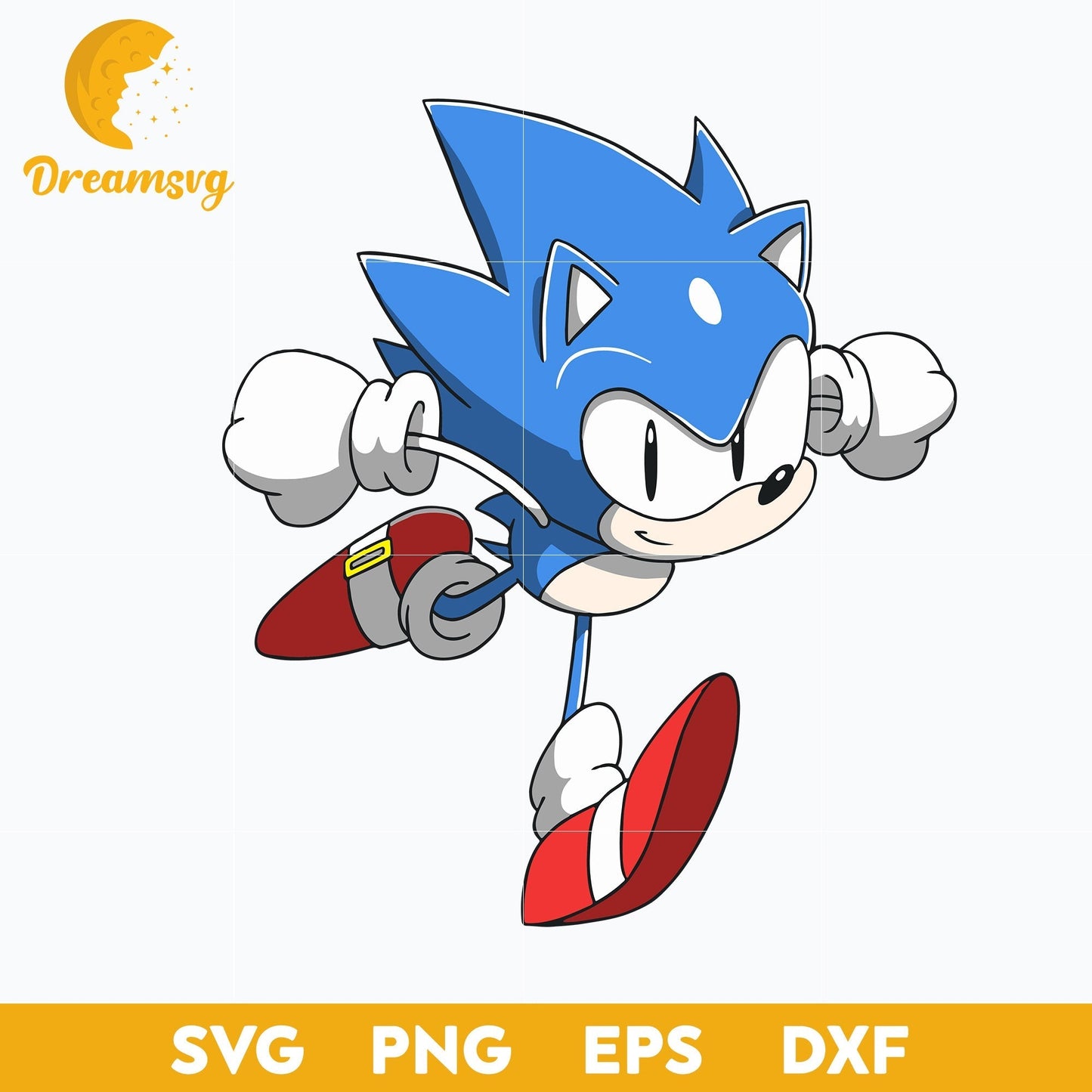 The Hedgehog Svg, Sonic Svg, Sonic Head Svg, Face Svg, Characters SVG, Cut files for Cricut, Cartoon svg, png, dxf, eps file.
