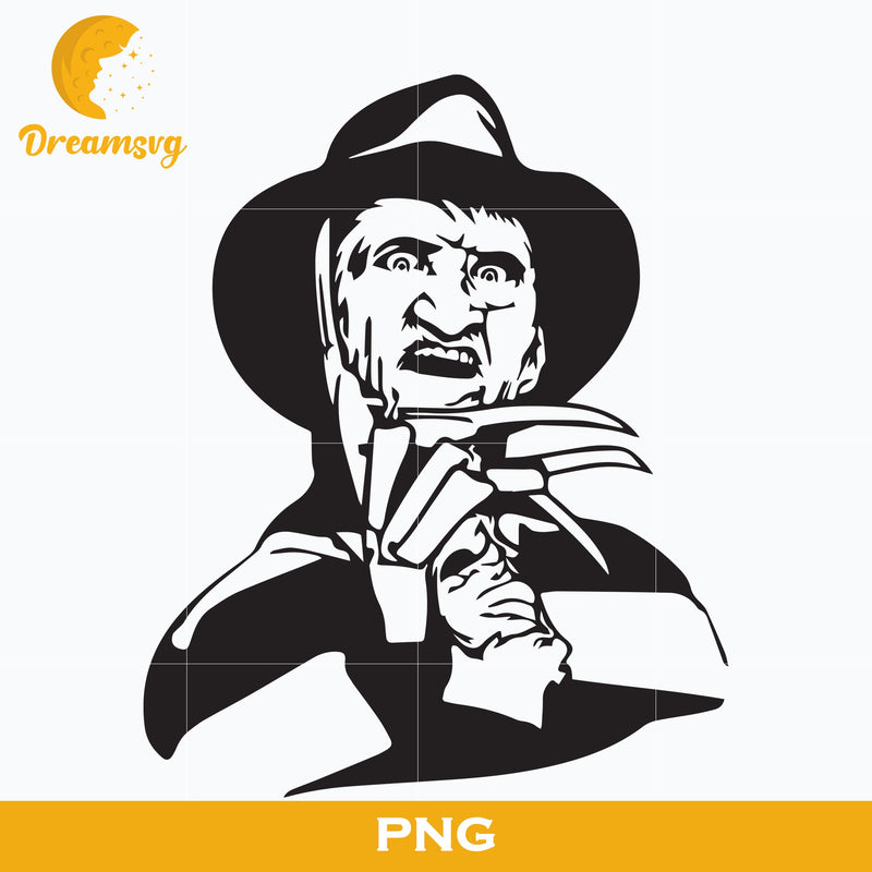 Freddy Krueger PNG, Freddy Krueger Halloween, Scary Halloween, Horror Characters, Halloween svg, png digital file.