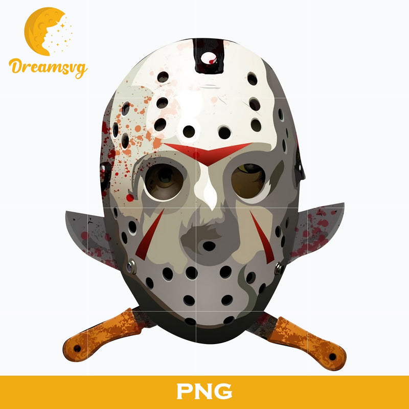 Jason Voorhess PNG, Jason Voorhess Halloween, Scary Halloween, Horror Characters, Halloween svg, png digital file.