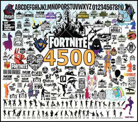 4500+ Fortnight Super Bundle svg, Bundle fortnight svg, eps, png
