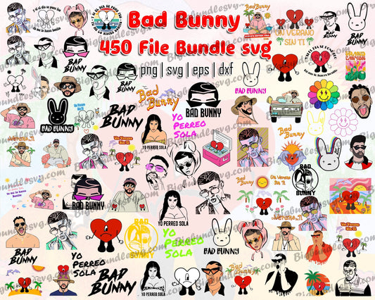 450+ Bad Bunny SVG,Bundle bad bunny svg, digital download