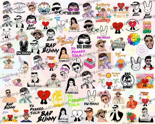 450+ Bad Bunny SVG,Bundle bad bunny svg, digital download