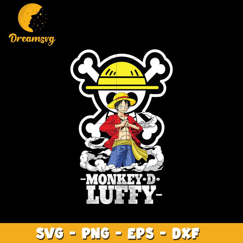 Monkey D. Luffy Svg, Anime Svg, One piece Svg