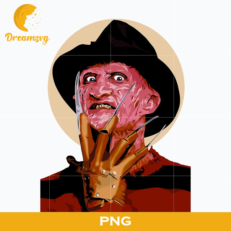 Freddy Krueger PNG, Freddy Krueger Halloween, Scary Halloween, Horror Characters, Halloween svg, png digital file.