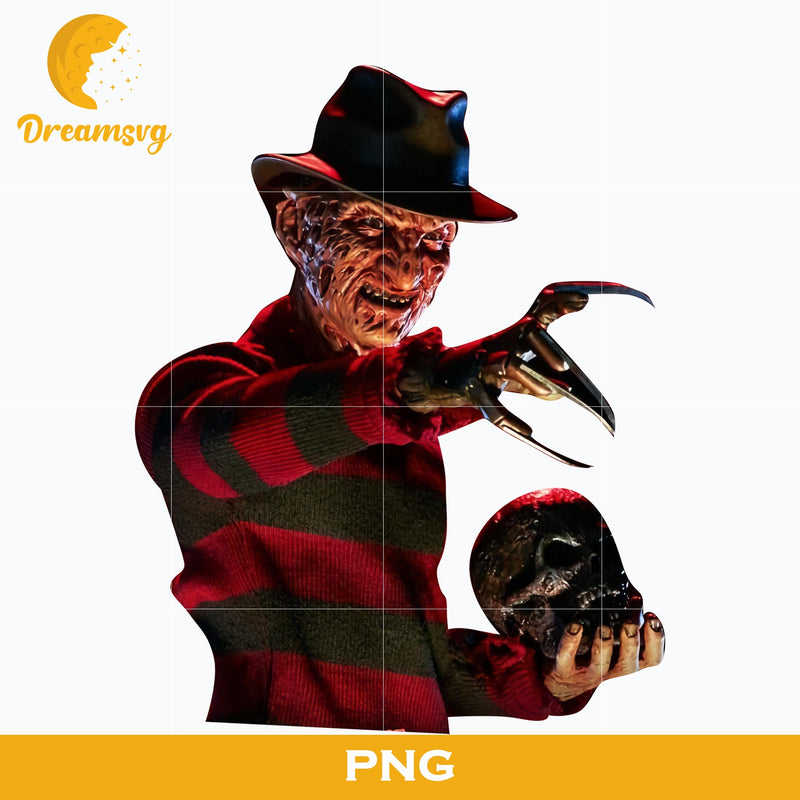 Freddy Krueger PNG, Freddy Krueger Halloween, Scary Halloween, Horror Characters, Halloween svg, png digital file.