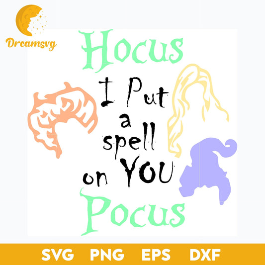 Hocus Pocus SVG, Halloween svg, png, dxf, eps digital file.