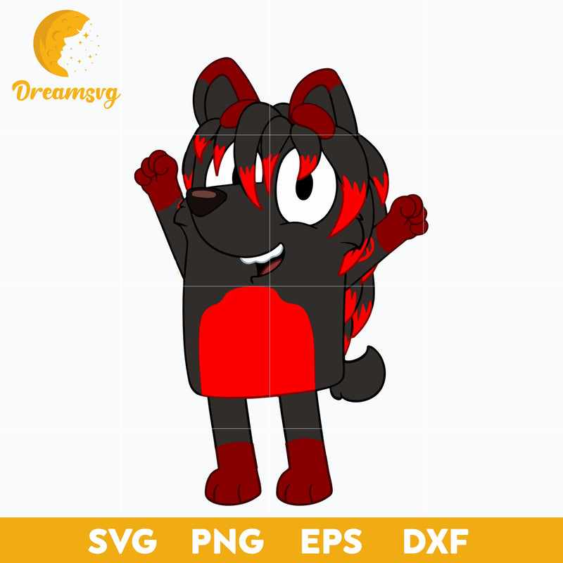 Bluey Svg, Bluey character svg, Bluey Cartoon svg, Bluey dog cartoon Svg,cartoon svg, png, dxf, eps digital file.