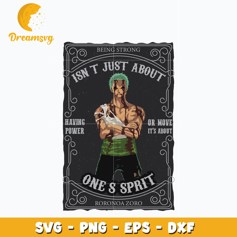 Zoro quotes Svg, Anime Svg One piece Svg