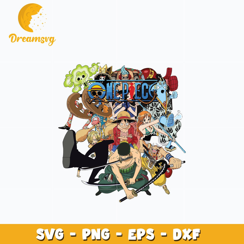 One piece anime Svg, Anime Svg One piece Svg