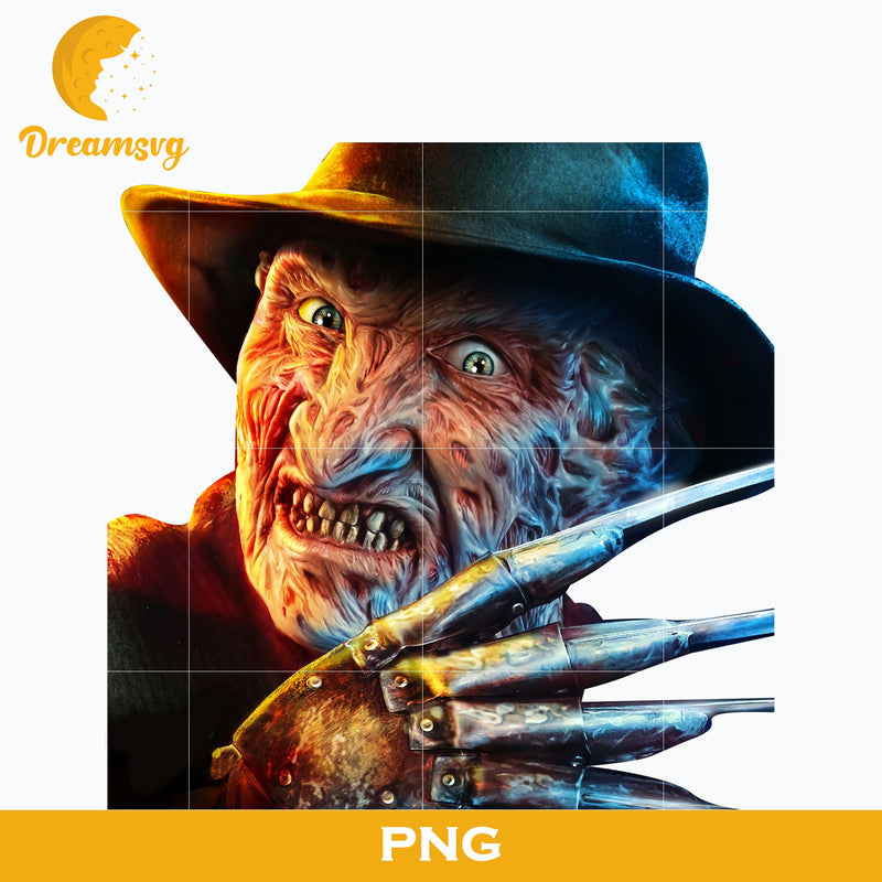 Freddy Krueger PNG, Freddy Krueger Halloween, Scary Halloween, Horror Characters, Halloween svg, png digital file.