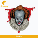 Pennywise Clown PNG, Pennywise Clown Halloween, It Png, Scary Halloween, Horror Characters, Halloween svg, png digital file.