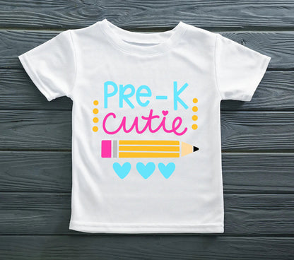 Cutie Back to School SVG Bundle, Cliparts for Cricut / Silhouette