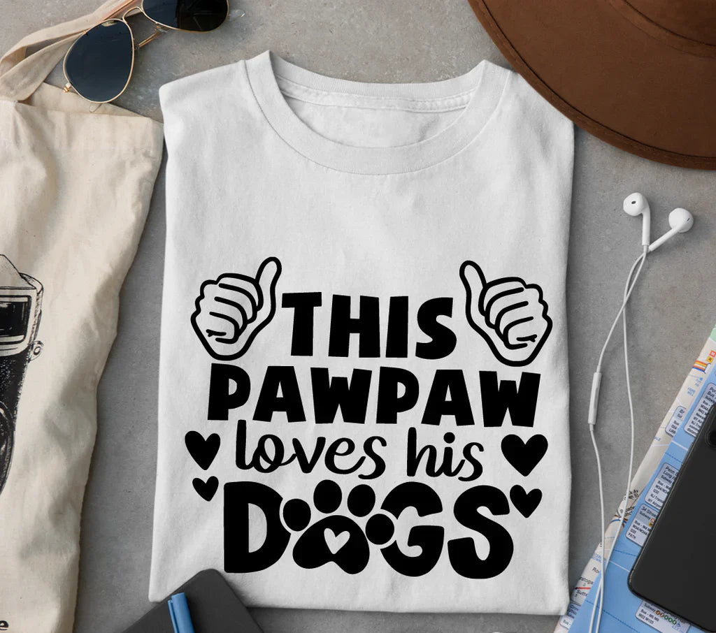 Loves His Dogs SVG Bundle, Cliparts for Cricut / Silhouette