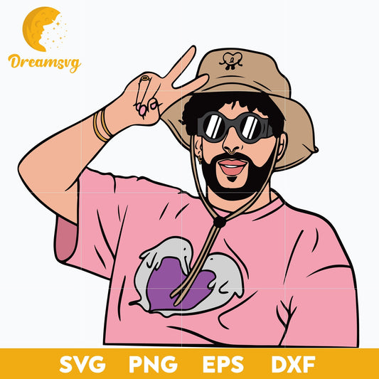 Bad Bunny svg, Un Verano Sin Ti Svg, layered svg, cricut svg, files for cricut, png, dxf, eps digital file.