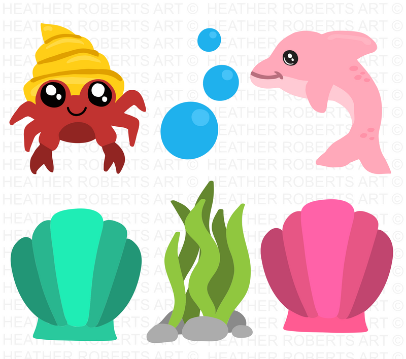 Sea Creatures SVG Bundle