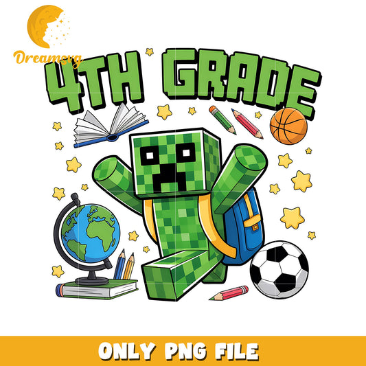 4th grade creeper minecraft png, minecraft png, minecraft games png