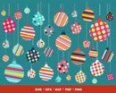 Christmas Ornament SVG, Christmas Ornament SVG For Cricut, Ornament Clipart