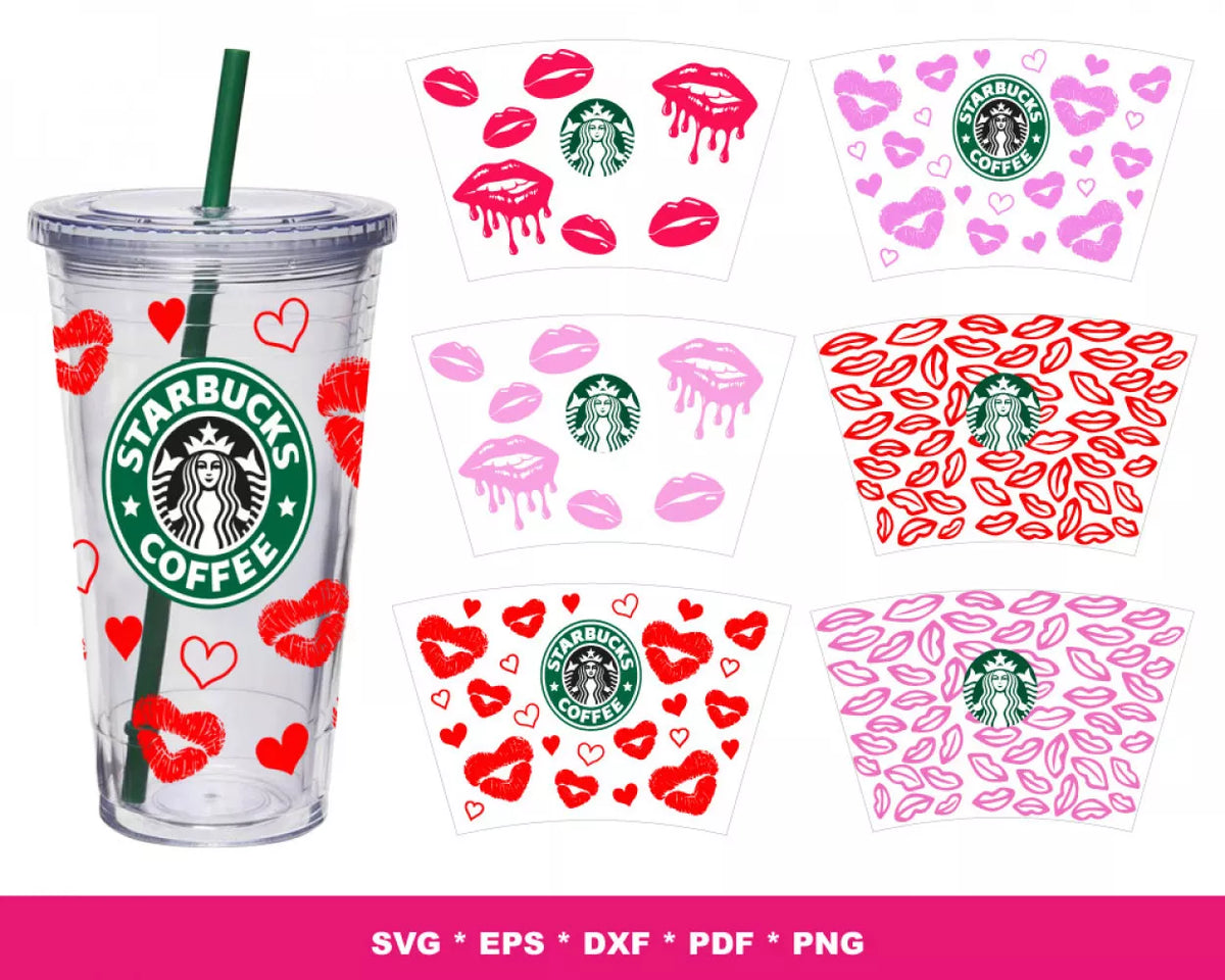 Glam Baby Starbucks Wrap SVG Bundle, Glam Baby Starbucks Wrap PNG, SVG Cricut, Silhouette Vector Cut Files