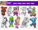 Muppet Babies SVG Bundle, Muppets SVG, Muppet Babies Cricut Designs, Muppet Babies Clipart