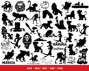 Lion King SVG, Simba SVG Files, Lion King SVG For Cricut, Lion King Silhouette Vector Cut Files