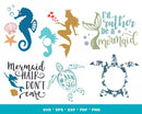 Little Mermaid SVG Bundle, Princess Ariel SVG, Ariel SVG Files For Cricut, Princess Ariel PNG Transparent
