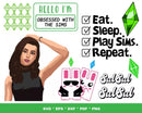 Sims PNG & SVG Bundle, 150+ Files For Cricut & Silhouette