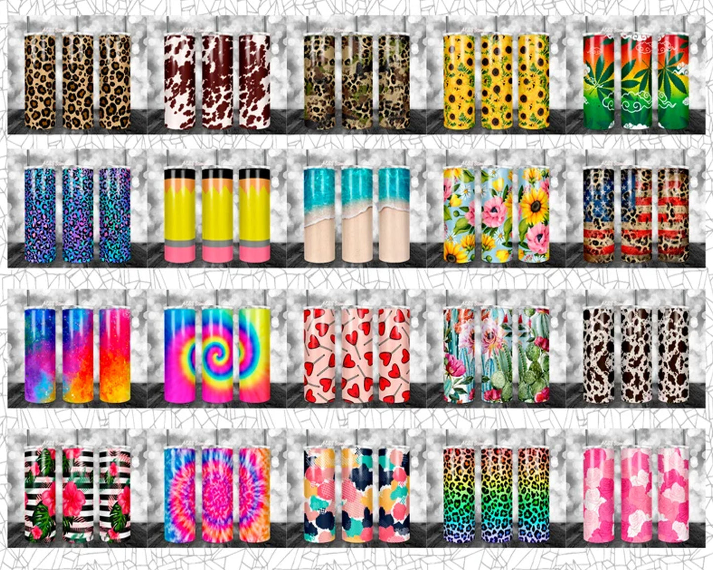 500+ Sublimation Bundle, For 20oz Tumblers, Sublimation Wrap, Instant download