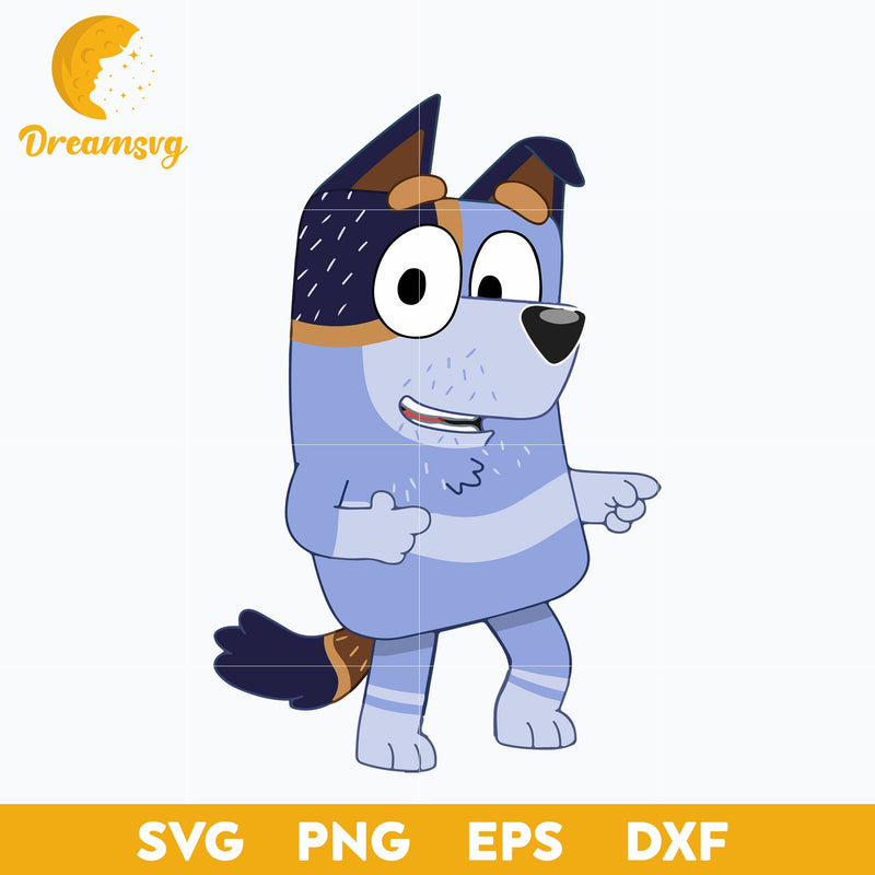 Bluey Svg, Bluey character svg, Bluey Cartoon svg, Bluey dog cartoon Svg,cartoon svg, png, dxf, eps digital file.