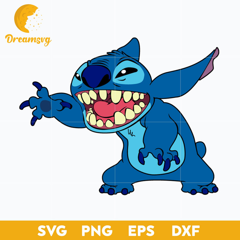 Stitch SVG, Stitch Cartoon SVG, Cartoon SVG, PNG, DXF, EPS Digital File ST002476