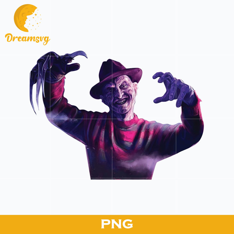 Freddy Krueger PNG, Freddy Krueger Halloween, Scary Halloween, Horror Characters, Halloween svg, png digital file.