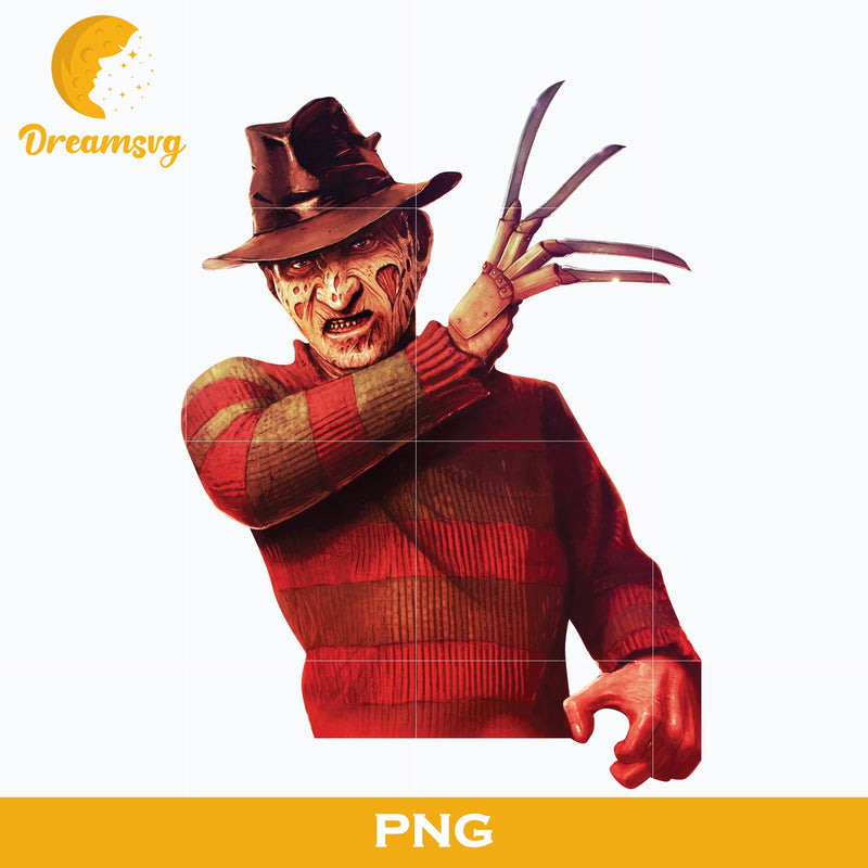 Freddy Krueger PNG, Freddy Krueger Halloween, Scary Halloween, Horror Characters, Halloween svg, png digital file.