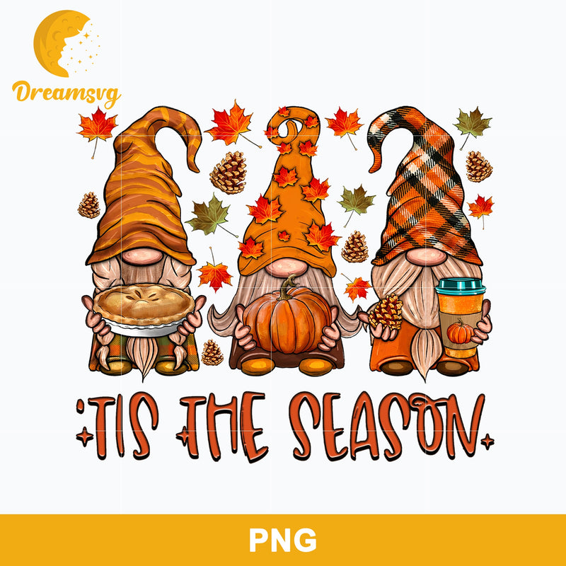 Fall Gnome Png, Tis The Season, Halloween Png Sublimation.