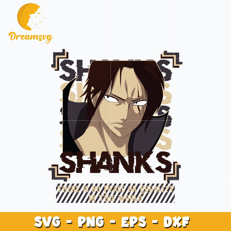 Shanks design Svg, anime Svg, One piece Svg