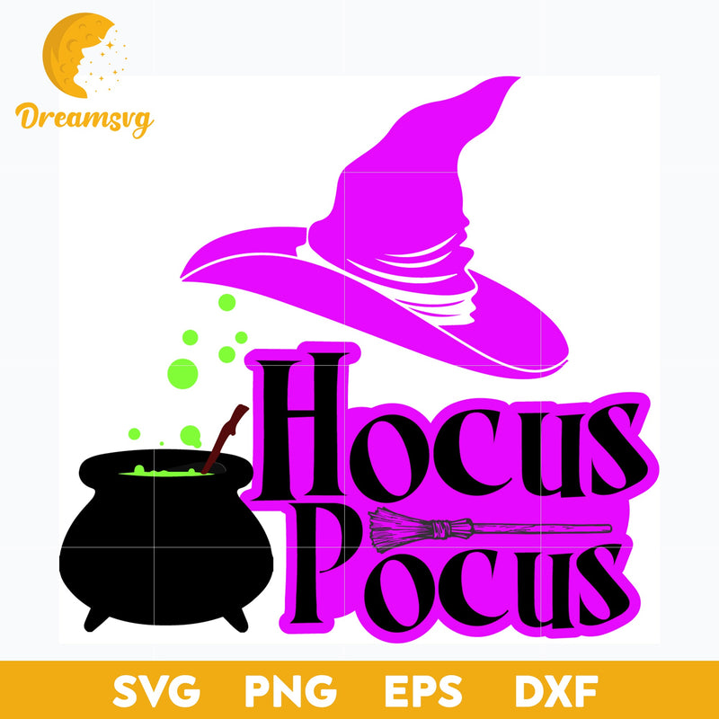 Hocus Pocus SVG, Halloween svg, png, dxf, eps digital file.