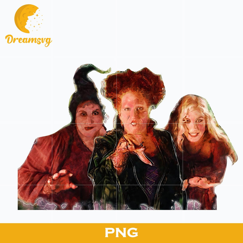 Sanderson Hocus Pocus PNG, Freddy Krueger Halloween, Scary Halloween, Horror Characters, Halloween svg, png digital file.