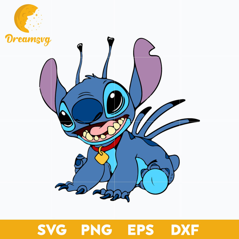 Stitch SVG, Stitch Cartoon SVG, Cartoon SVG, PNG, DXF, EPS Digital File ST002486