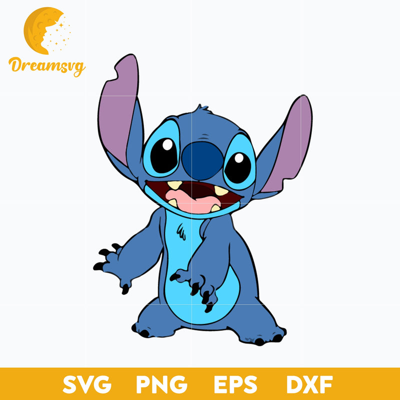 Stitch SVG, Stitch Cartoon SVG, Cartoon SVG, PNG, DXF, EPS Digital File ST002488