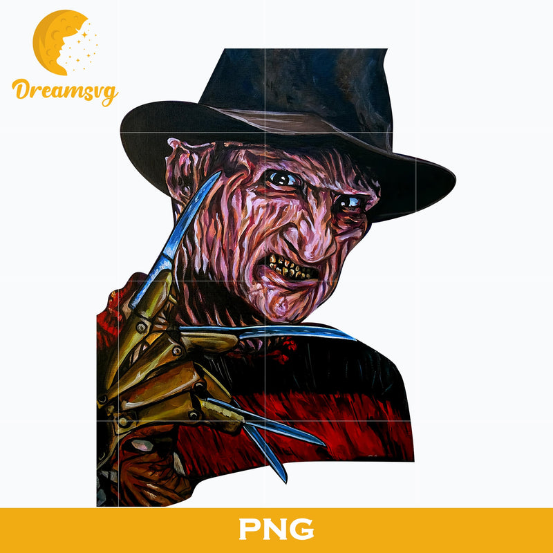 Freddy Krueger PNG, Freddy Krueger Halloween, Scary Halloween, Horror Characters, Halloween svg, png digital file.