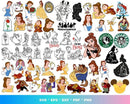 5800+ Disney Princess SVG, Disney princess bundle svg, Disney frozen 2 svg, mermaid svg, moana svg, ariel svg, cinderella svg, digital dowload