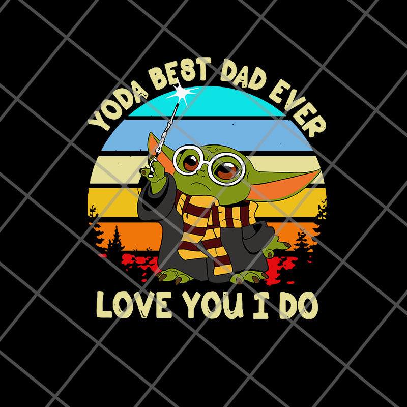 Star wars baby yoda best dad ever svg, png, dxf, eps digital file FTD29052138